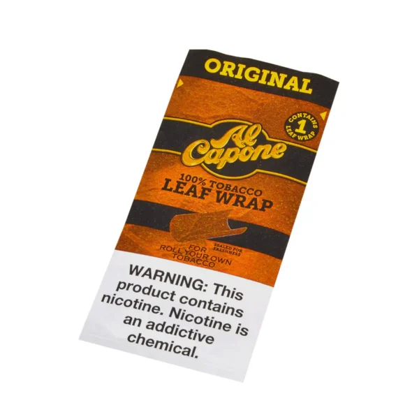 Al Capone Tobacco Leaf Wrap Pack of 18ct Original - Image 2