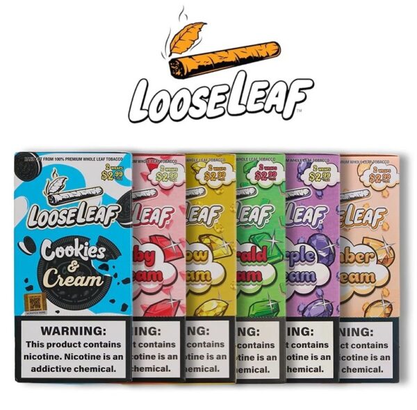 Looseleaf of 2 Packs Wraps - All Flavors Availabe